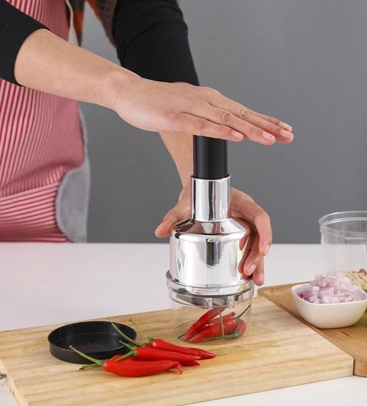 Clap Knife Multi-Function Garlic Cutter Vegetable Cutter Manual Stainless Steel